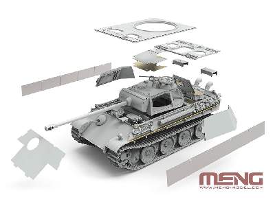 German Medium Tank Sd.Kfz.171 Panther Ausf.G Early/Ausf.G With Air Defence Armor - image 2