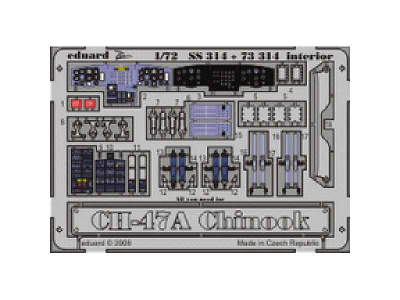 CH-47A Chinook interior S. A. 1/72 - Trumpeter - image 1