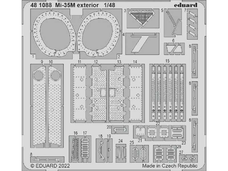 Mi-35M exterior 1/48 - ZVEZDA - image 1