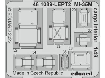 Mi-35M cargo interior 1/48 - ZVEZDA - image 2