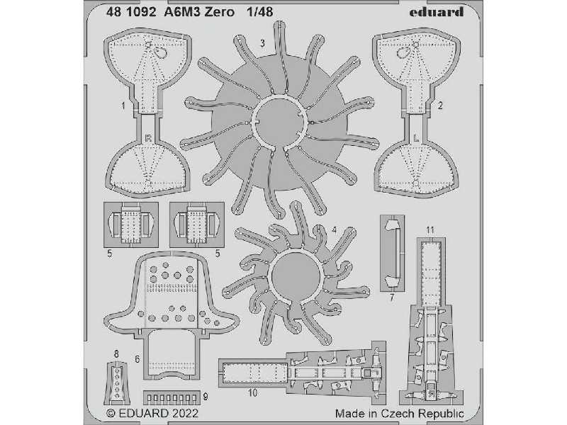A6M3 Zero 1/48 - EDUARD - image 1