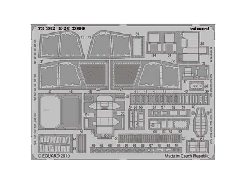 E-2C 2000 S. A. 1/72 - Hasegawa - image 1