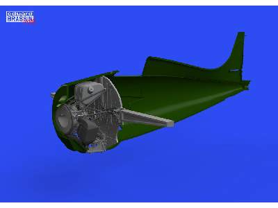 F4F-3 wheel bay PRINT 1/48 - EDUARD - image 1