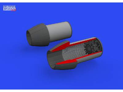 F/ A-18E, F exhaust nozzles PRINT 1/48 - MENG - image 1