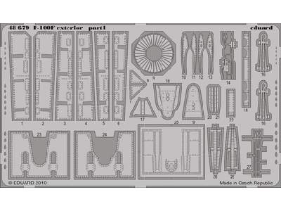 F-100F exterior 1/48 - Trumpeter - image 1