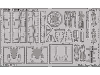 F-100F exterior 1/48 - Trumpeter - image 2