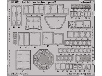 F-100F exterior 1/48 - Trumpeter - image 3