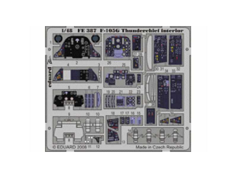 F-105G interior S. A. 1/48 - Monogram - - image 1