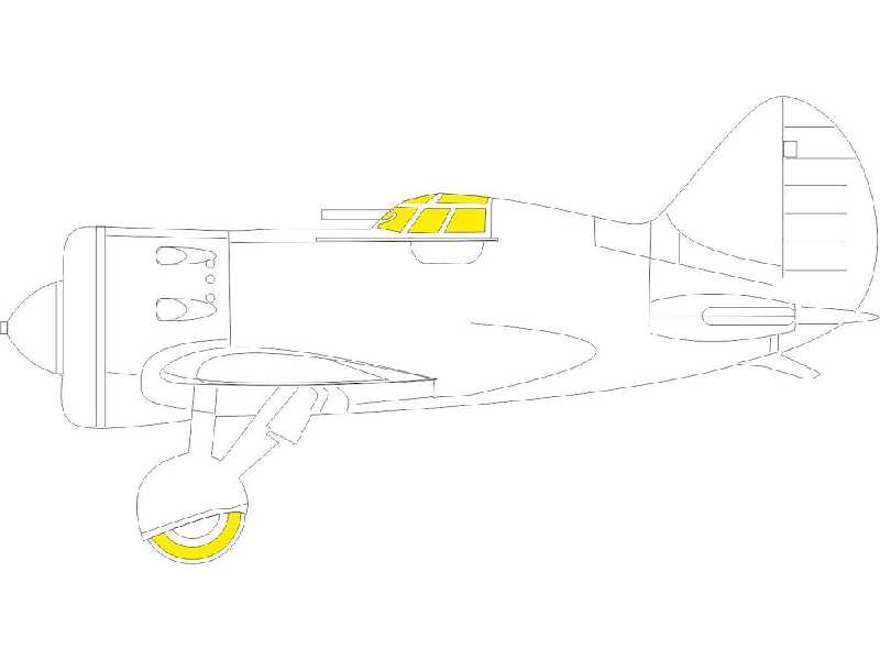 I-16 Type 5 1/72 - CLEAR PROP - image 1