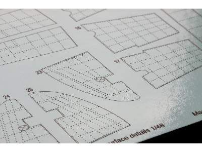 P-38J raised rivets & surface details 1/48 - Tamiya - image 6