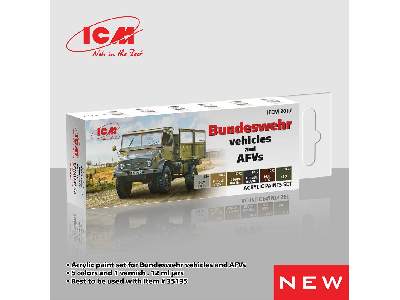 Acrylic Paint Set For Bundeswehr Vehicles And AFVs - image 1