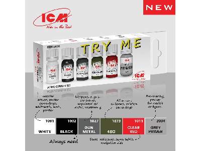 Acrylic Paint Set "Try Me" - image 1