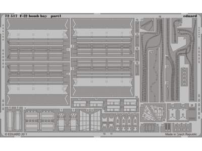 F-22 bomb bay 1/72 - Fujimi - image 1