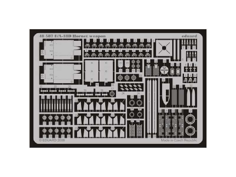 F/ A-18D weapon 1/48 - Hobby Boss - image 1