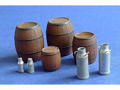Wooden Barrels And Milk Cans - image 2