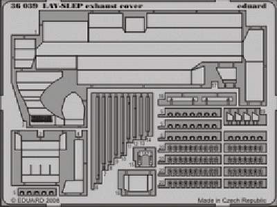 LAV-SLEP exhaust cover 1/35 - Trumpeter - image 1