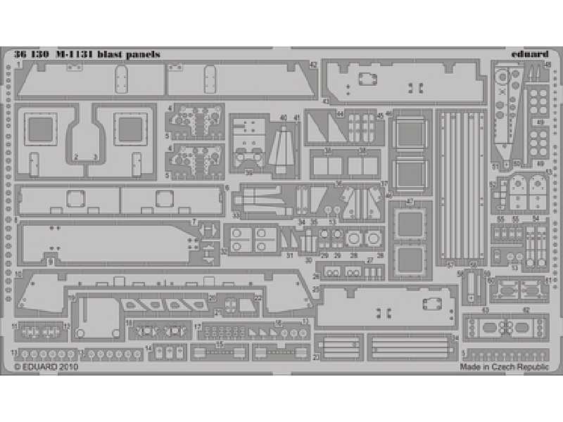 M-1131 blast panels 1/35 - Trumpeter - image 1