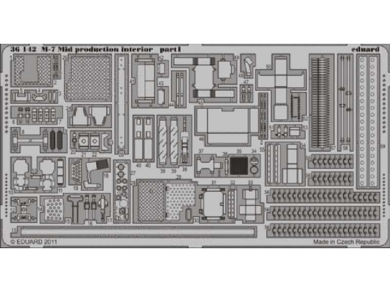 M-7 Mid production interior 1/35 - Dragon - image 1