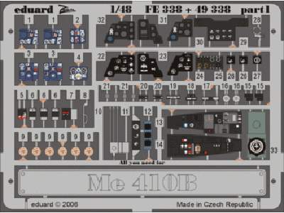 Me 410B 1/48 - Monogram - image 1