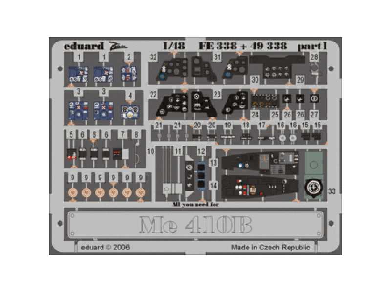 Me 410B 1/48 - Monogram - image 1