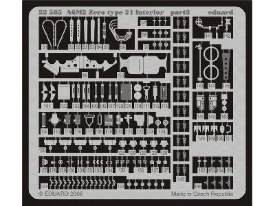 A6M2 Zero type 21 interior 1/32 - Tamiya - image 4