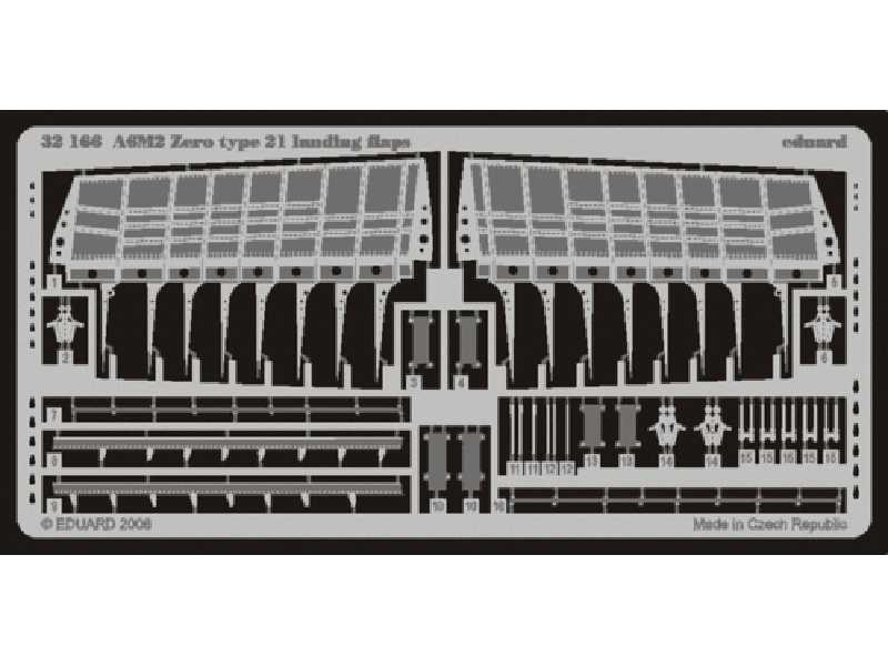 A6M2 Zero type 21 landing flaps 1/32 - Tamiya - image 1