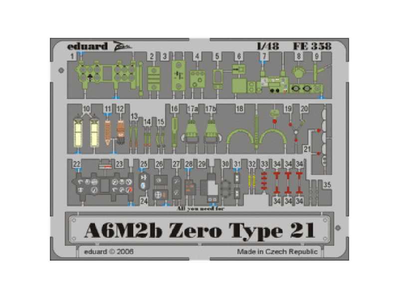 A6M2b Zero type 21 1/48 - Hasegawa - - image 1