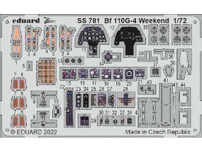 Bf 110G-4 Weekend 1/72 - EDUARD - image 1