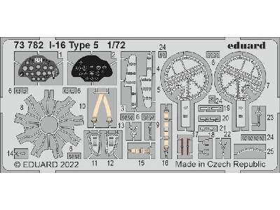 I-16 Type 5 1/72 - CLEAR PROP - image 1