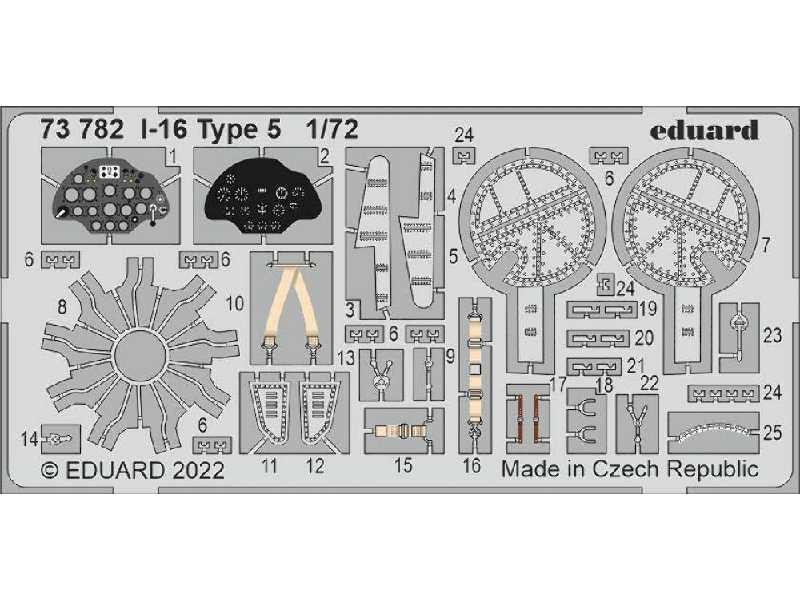 I-16 Type 5 1/72 - CLEAR PROP - image 1