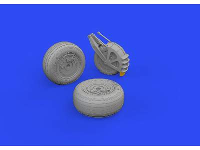 Su-25 wheels 1/48 - ZVEZDA - image 1