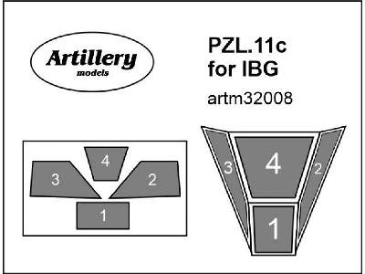 Pzl.11c Canopy (For Ibg) - image 1