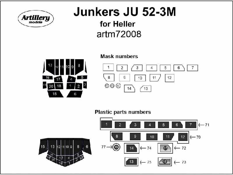 Junkers Ju 52-3m (For Heller) - image 1
