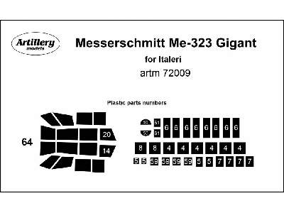 Me - 323 Gigant (For Italeri) - image 1