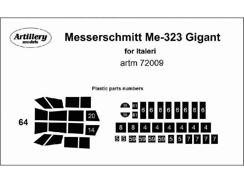 Me - 323 Gigant (For Italeri) - image 1