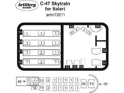 C-47 Skytrain For (Italeri) - image 1