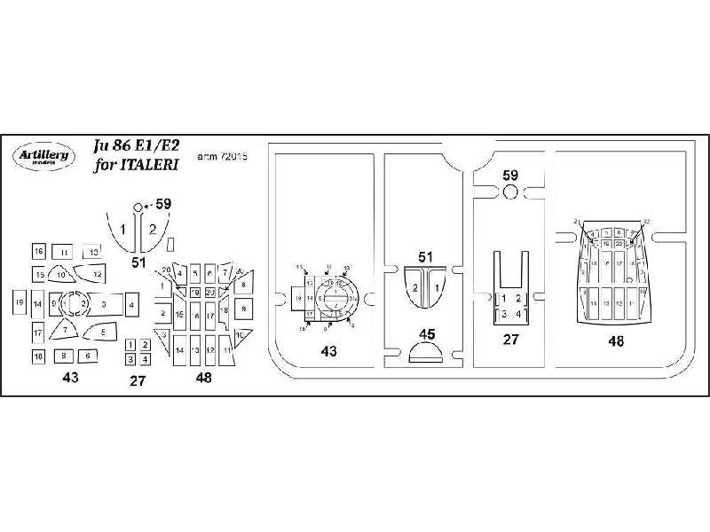 Ju 86 E1/E2 (For Italeri) - image 1