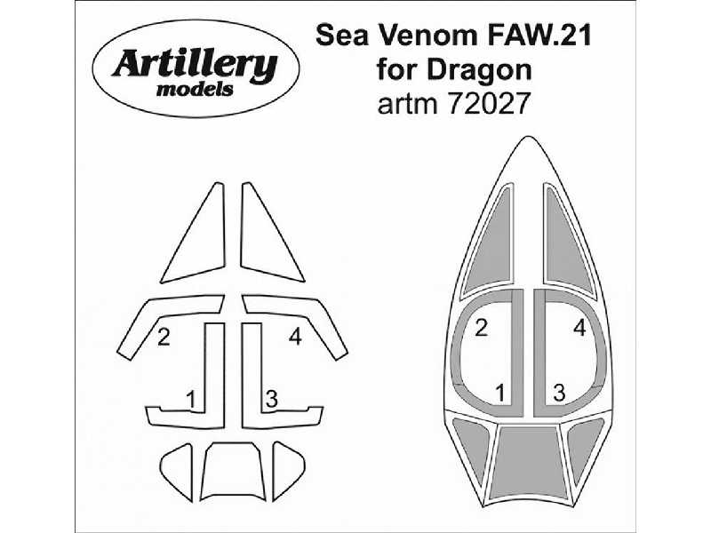 Sea Venom Faw.21 For Dragon - image 1