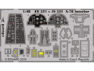 A-7E interior S. A. 1/48 - Hobby Boss - - image 1