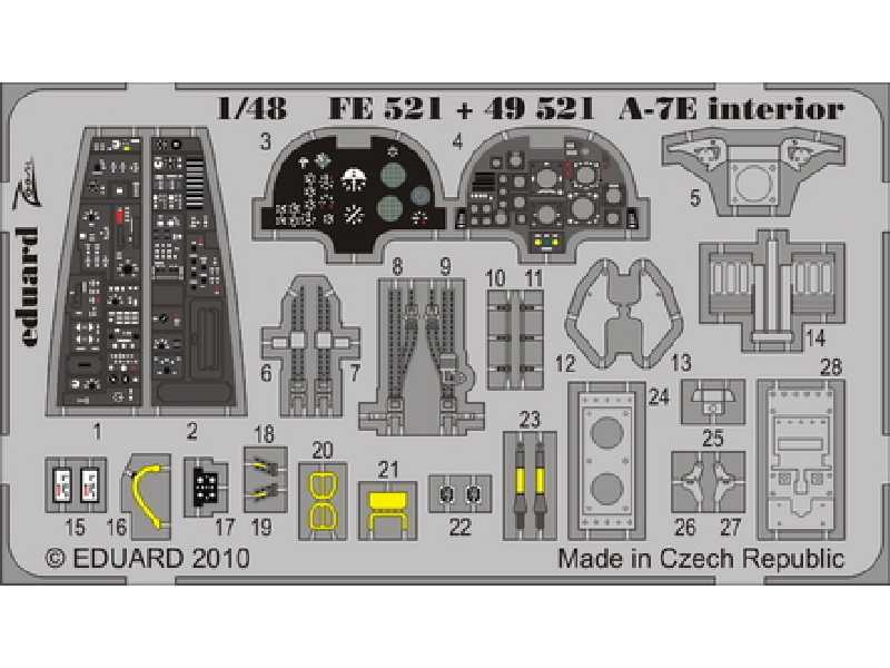 A-7E interior S. A. 1/48 - Hobby Boss - - image 1