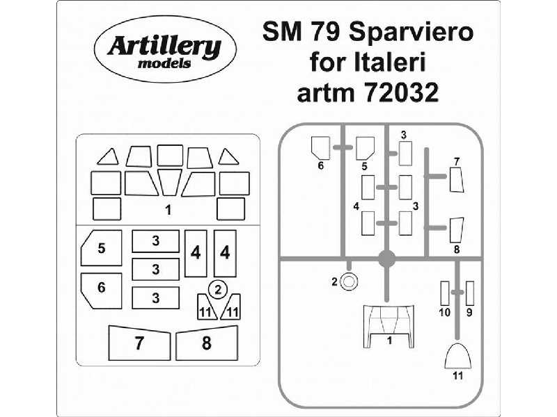 Sm 79 Sparviero For Italeri - image 1 Sm 79 Sparviero For Italeri - image 1