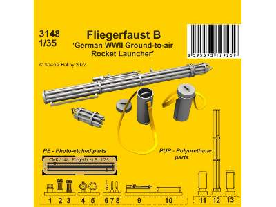 Fliegerfaust B &#8216;german Wwii Ground-to-air Rocket Launcher' - image 1