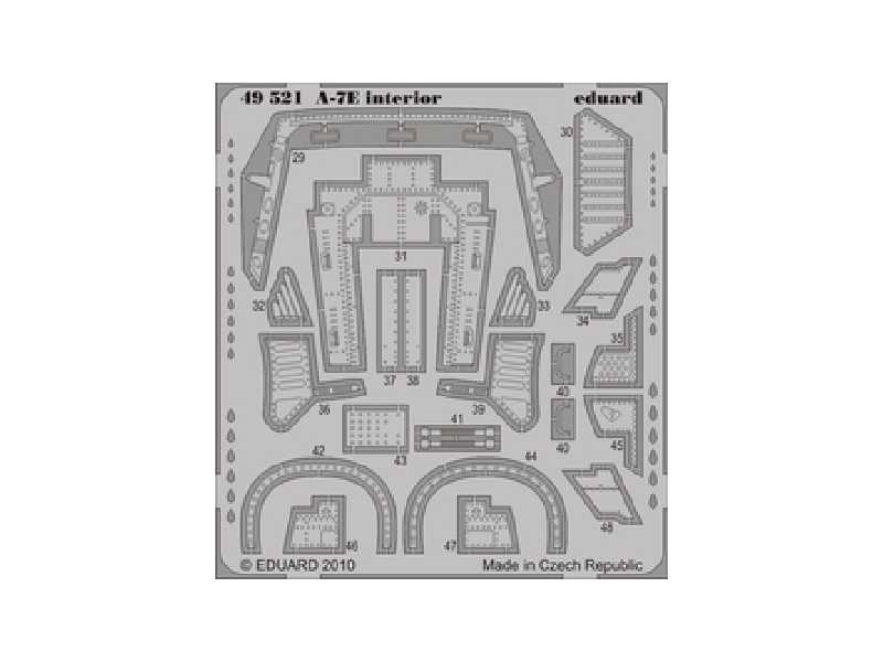 A-7E interior S. A. 1/48 - Hobby Boss - image 1