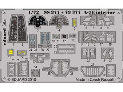A-7E interior S. A. 1/72 - Hobby Boss - image 1