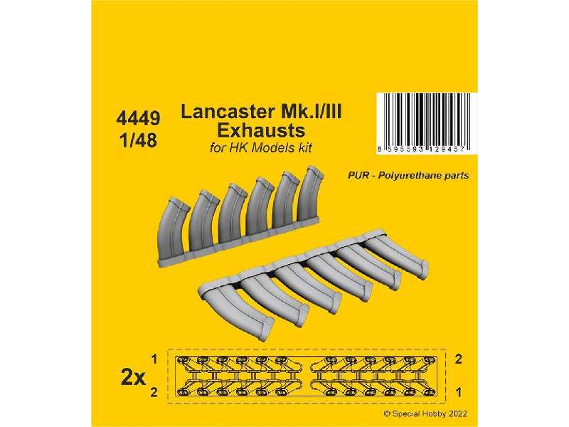 Lancaster Mk.I/Iii Exhausts For Hk Models Kit - image 1