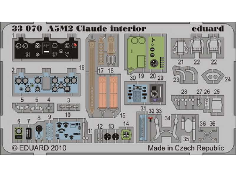 A5M2 Claude interior S. A. 1/32 - Special Hobby - image 1