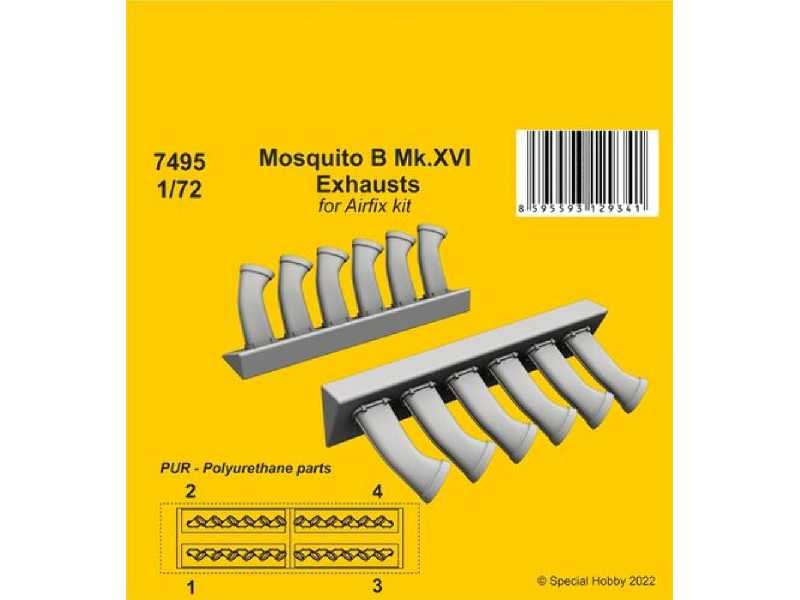 Mosquito B Mk.Xvi Exhausts (For Airfix Kit) - image 1