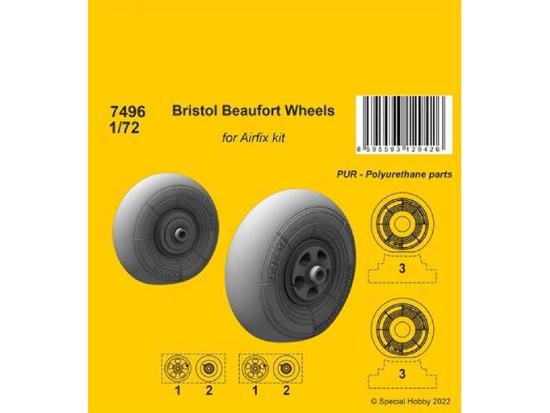 Bristol Beaufort Wheels For Airfix Kit - image 1