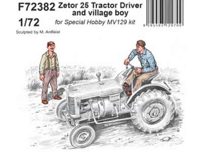 Zetor 25 Tractor Driver & Village Boy - image 1