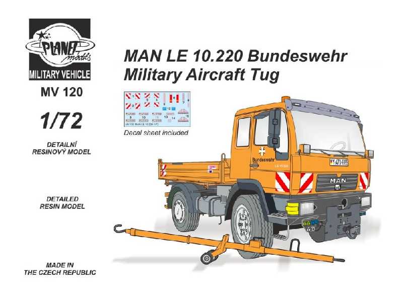 Man Le 10.220 Bundeswehr Military Aircraft Tug - All Resin Kit - image 1